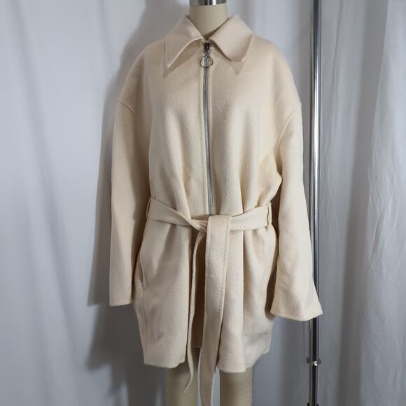 Acne Studios Belted Coat Size 10 - Picture 2 of 6
